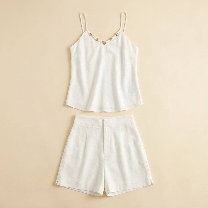 Lina loungewear set flat lay