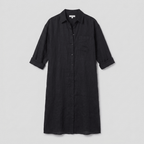 Lina linen shirt dress product flat-lay