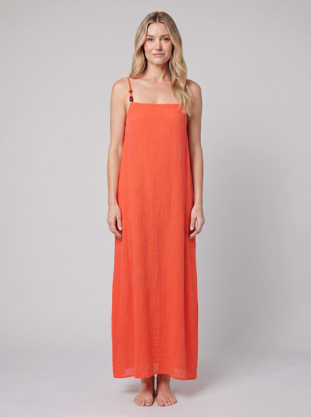 Liora Beach Cover Up - Flame - front