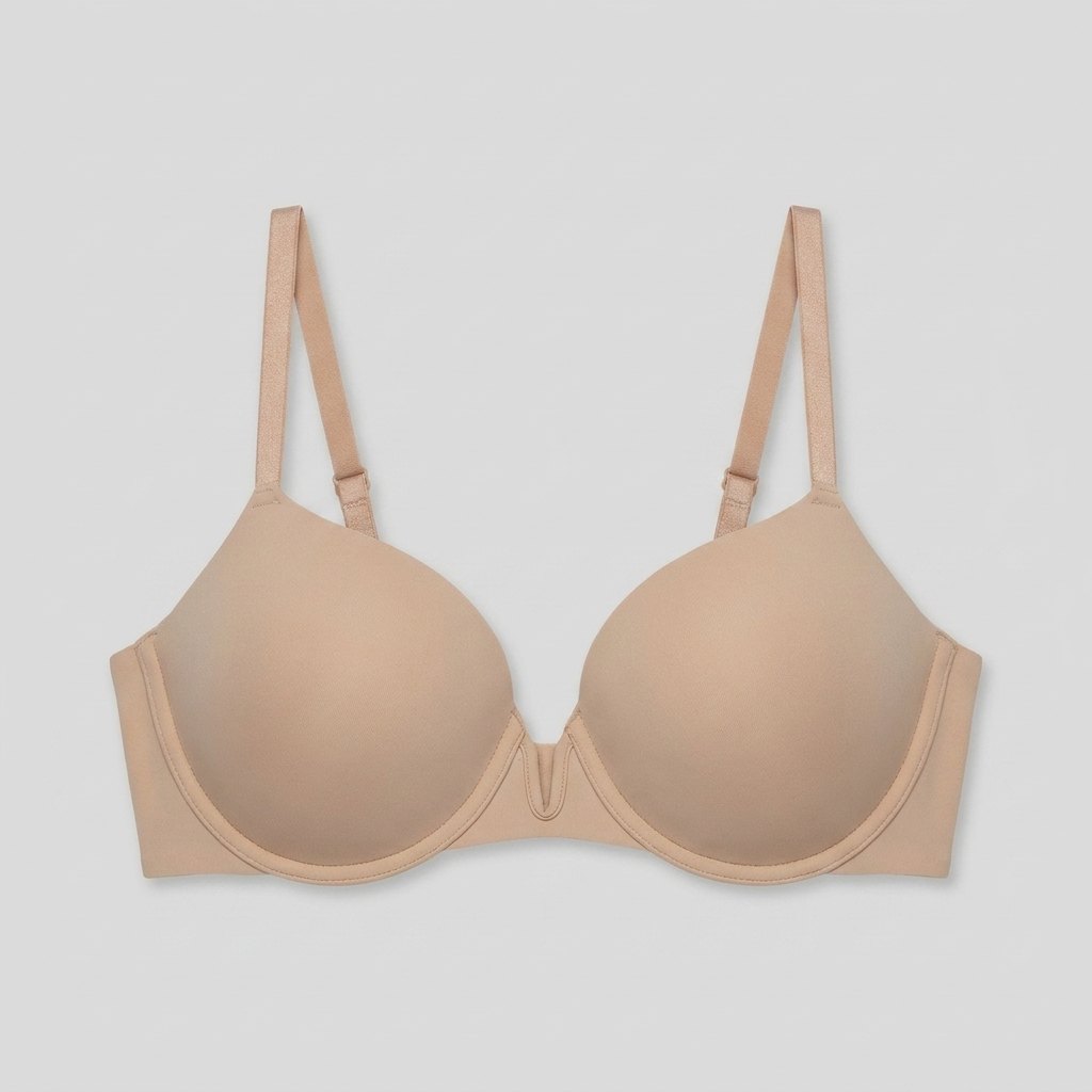Luxe convertible bra nude front