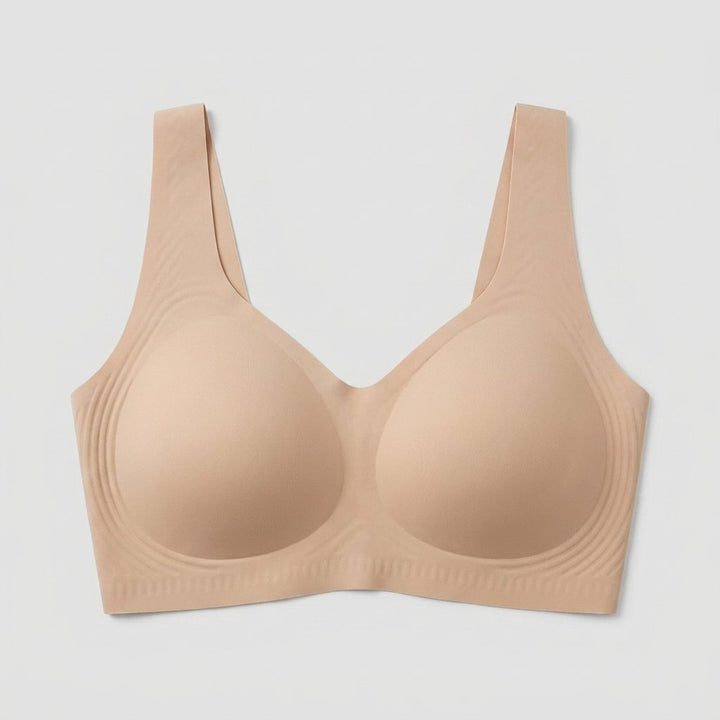 Skin nude jelly bra flat-lay