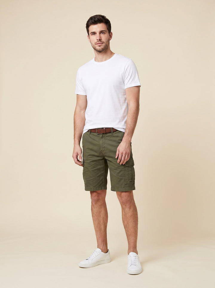 Manuel cargo shorts green