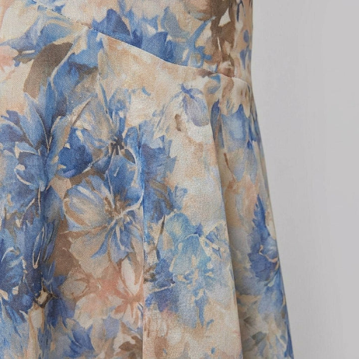 Margaux floral mesh fabric detail