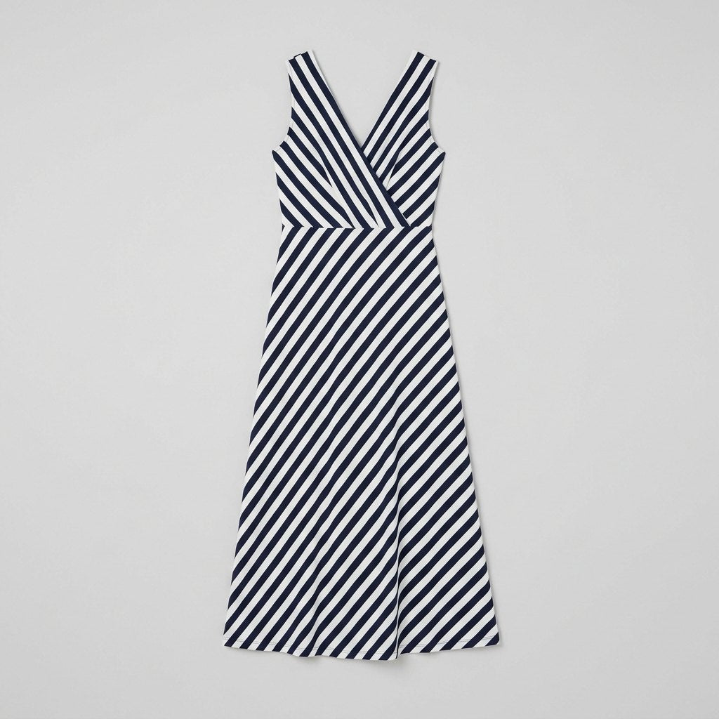 Marit cocktail midi dress product flat lay