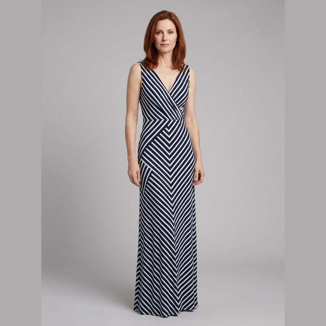 Marit cocktail midi dress front on model