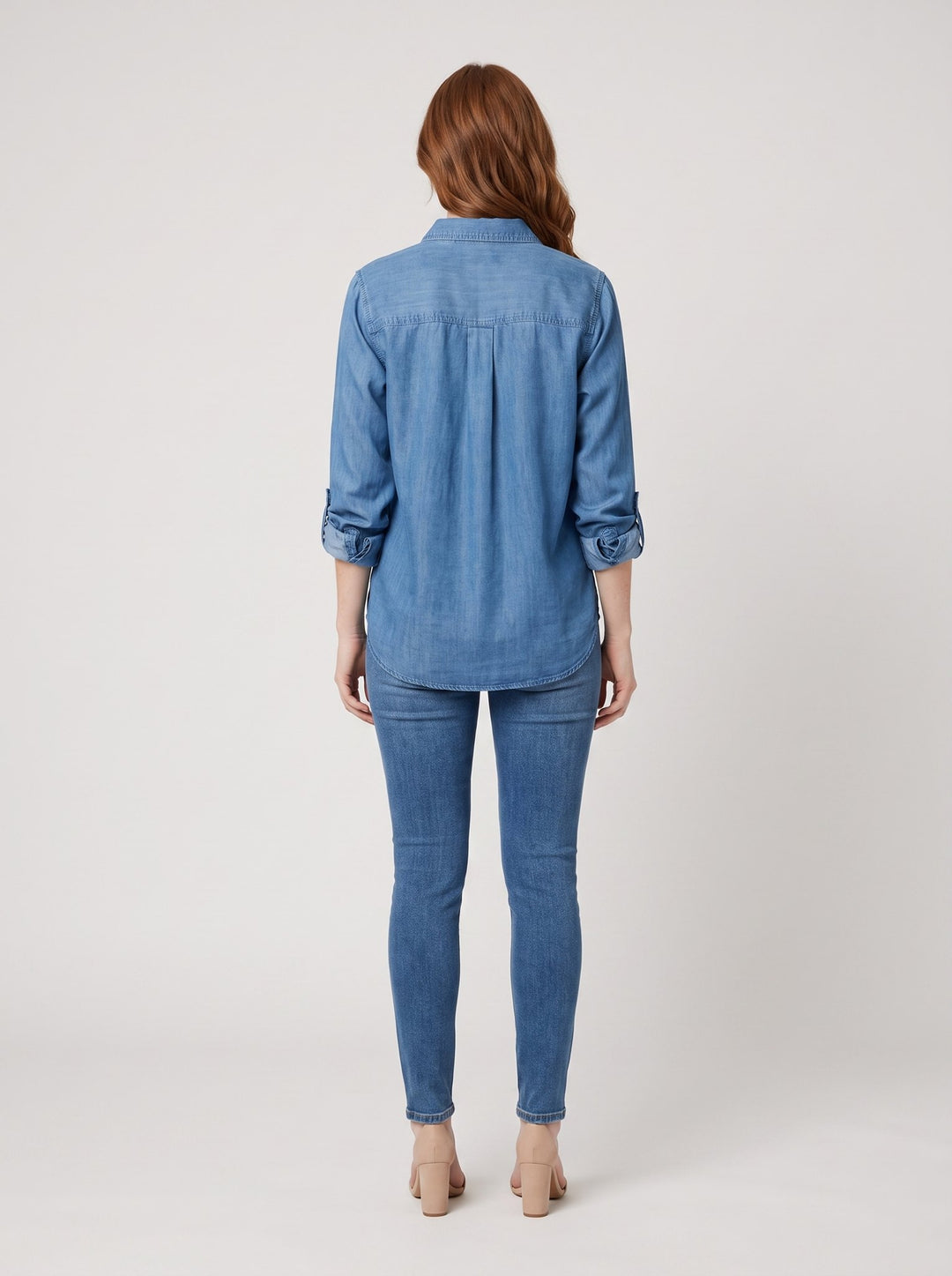 Maven denim shirt back
