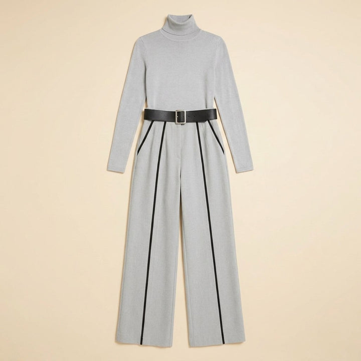 Mila grey jumpsuit set flat-lay product photo