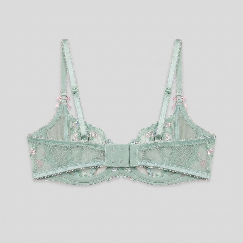 Mira Balcony Bra mint - back