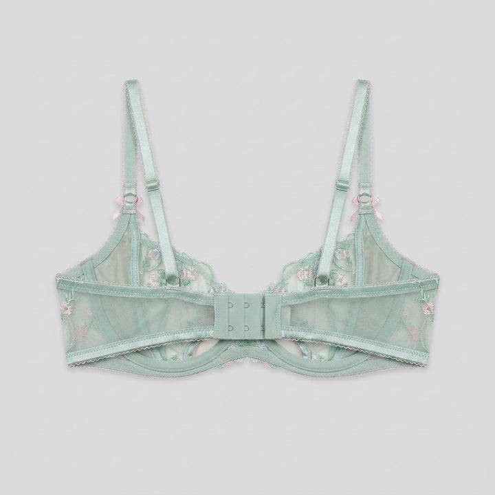 Mira Balcony Bra mint - back