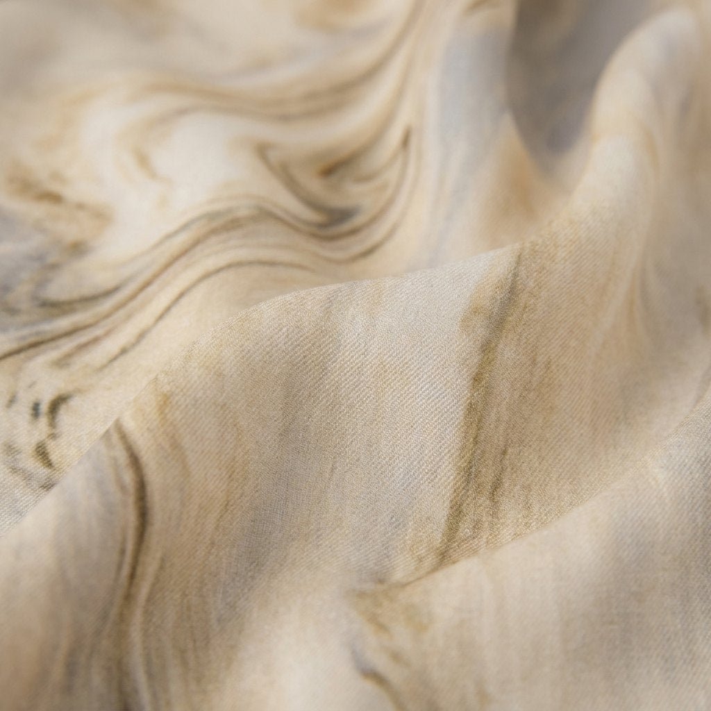 Mira marble print fabric detail