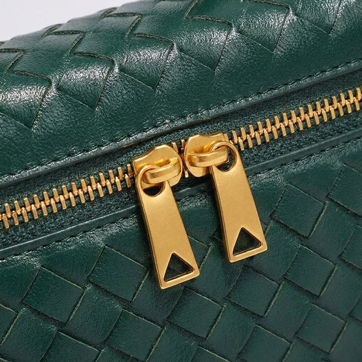 Mira mini handbag woven detail
