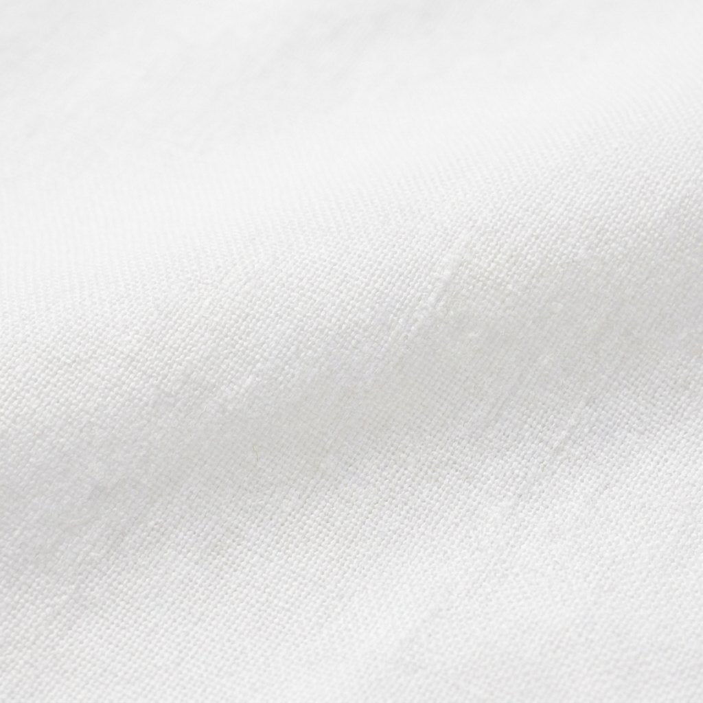 Close-up of the non-stretch cotton fabric of the halter set