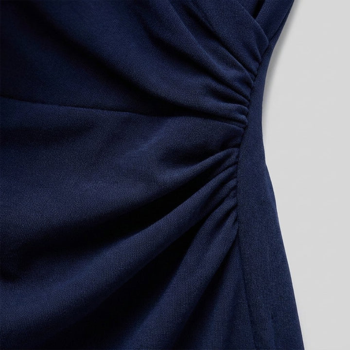 Moya ruched wrap fabric close-up