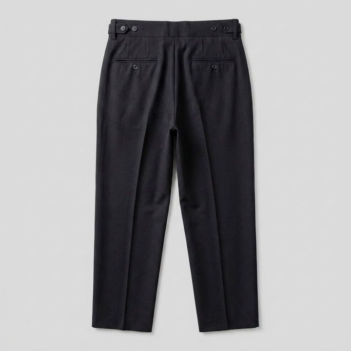Noble Naples trousers back view flat-lay