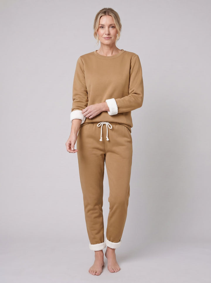 Noellee comfortable lounge set in khaki