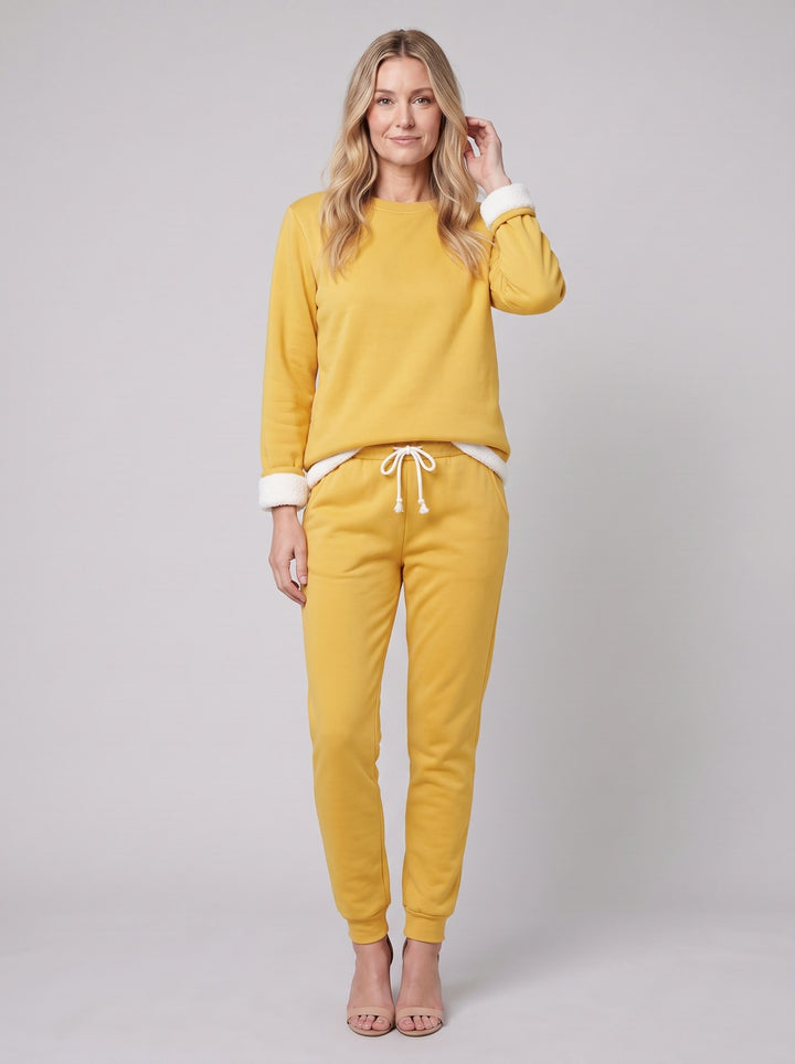 Noellee comfortable lounge set in yellow