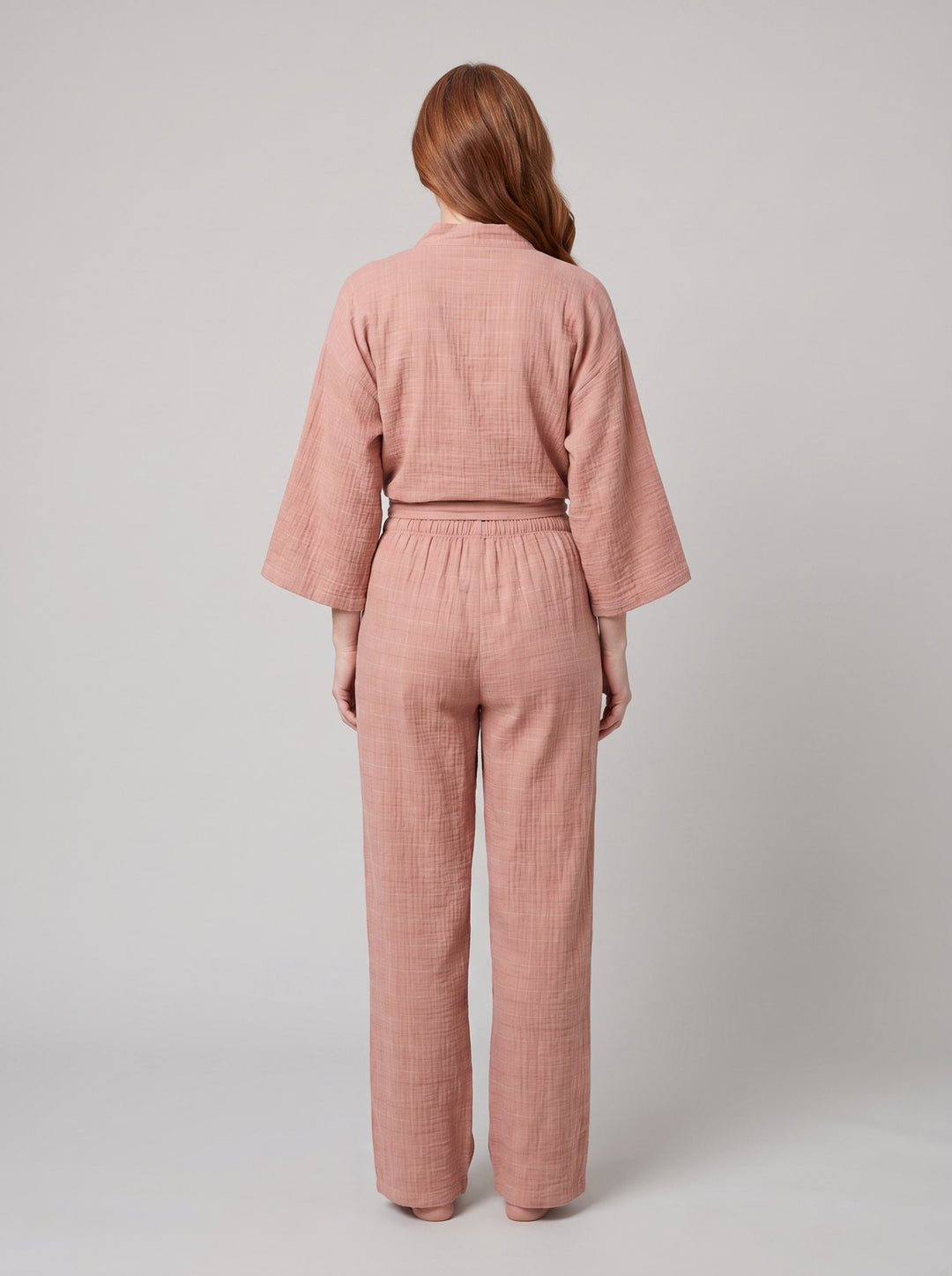 Nuku linen wrap set - back view