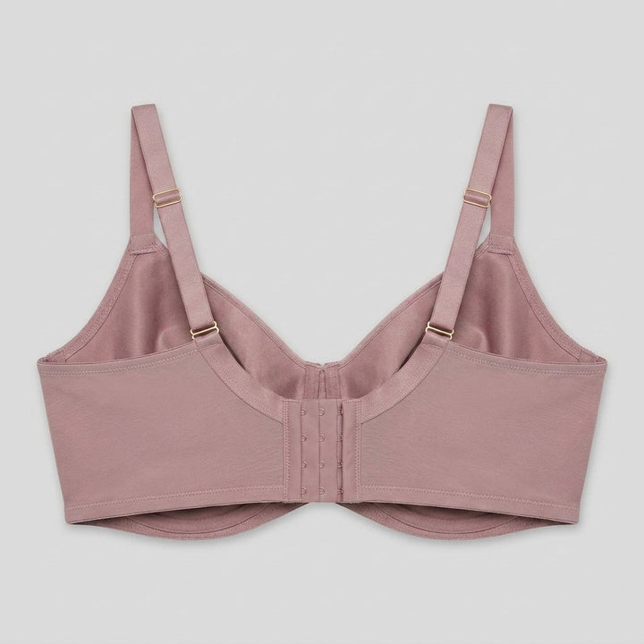 Oola Lace Bra mauve pink - back