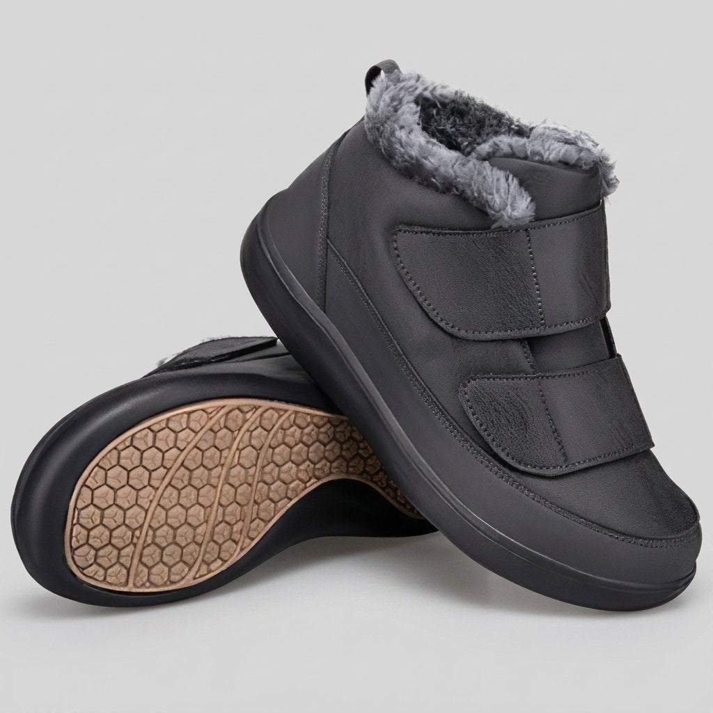 Orbin Mens Snow Boots gray