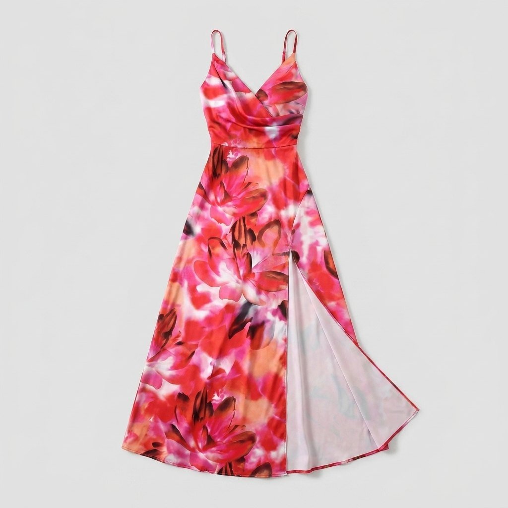 Oriana maxi dress product flat lay