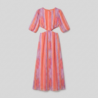 Pavona tie-dye dress product flat-lay