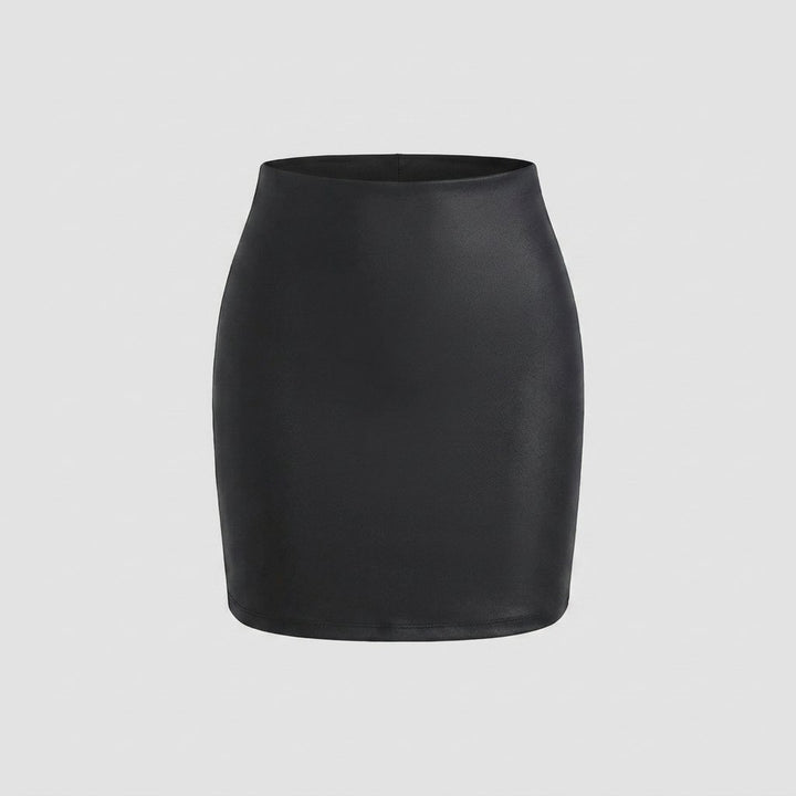Poppy shaping mini skirt black