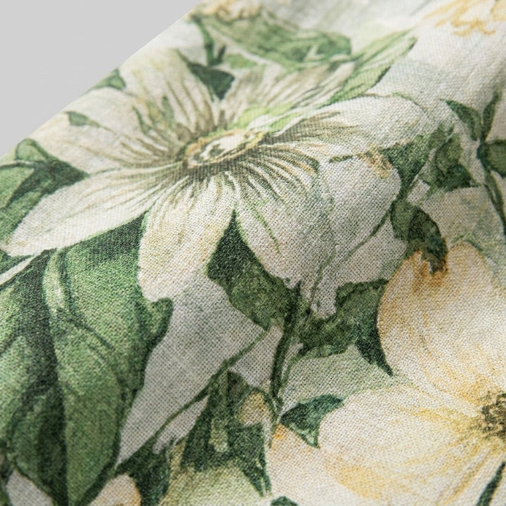 Primavera Vigil dress floral fabric detail