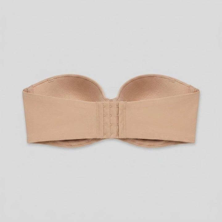 Pura strapless bra nude - back