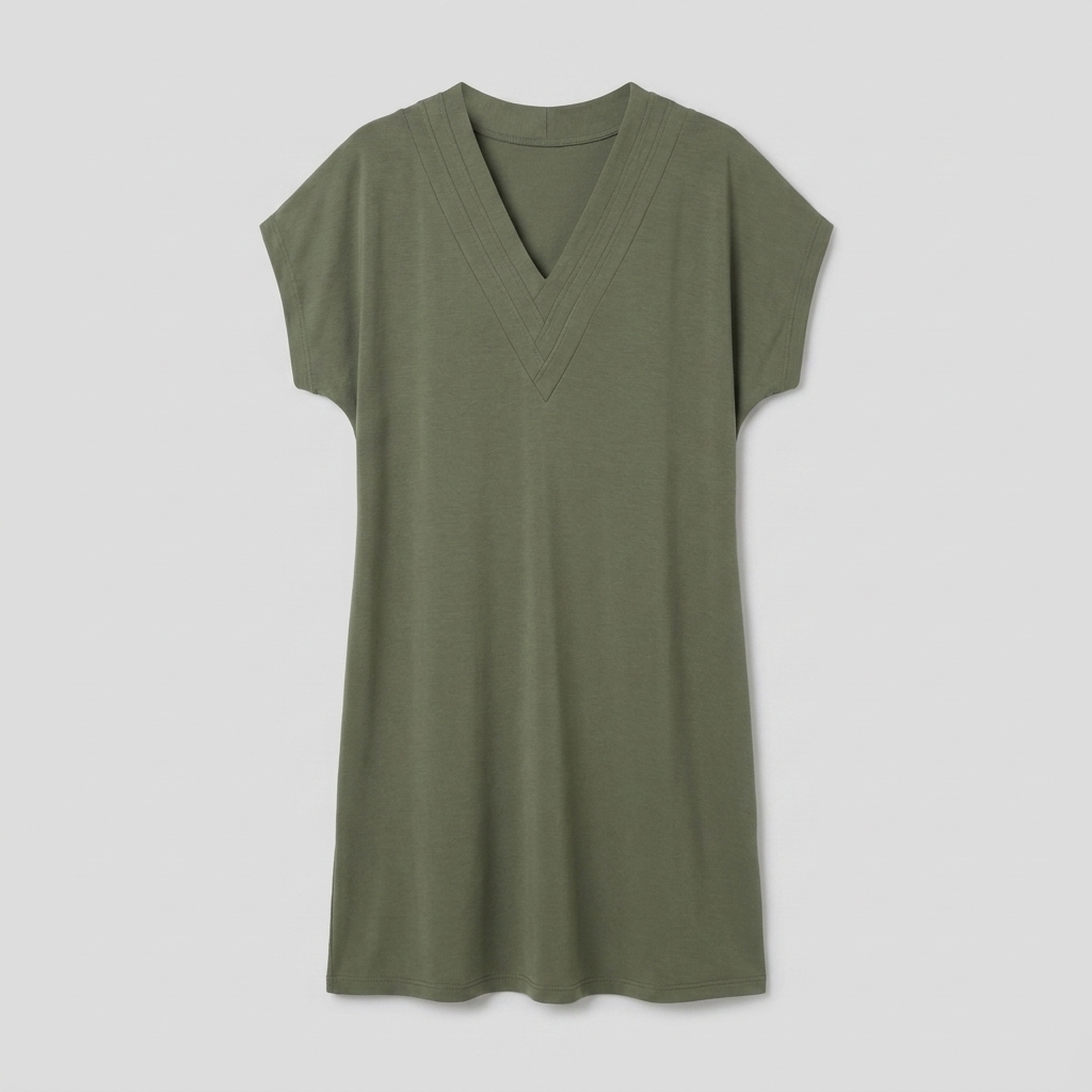 Rachel v-neck dress product flat-lay