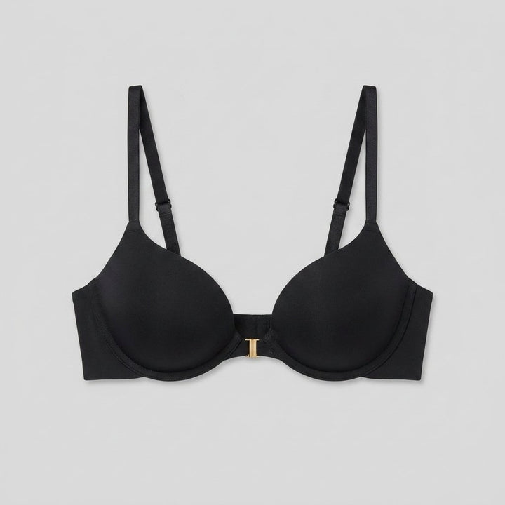Raven Lift Up Bra black seamless racerback front