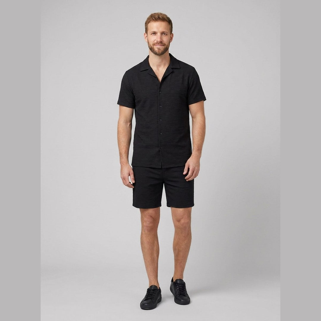 Relaxtic mens woven set black