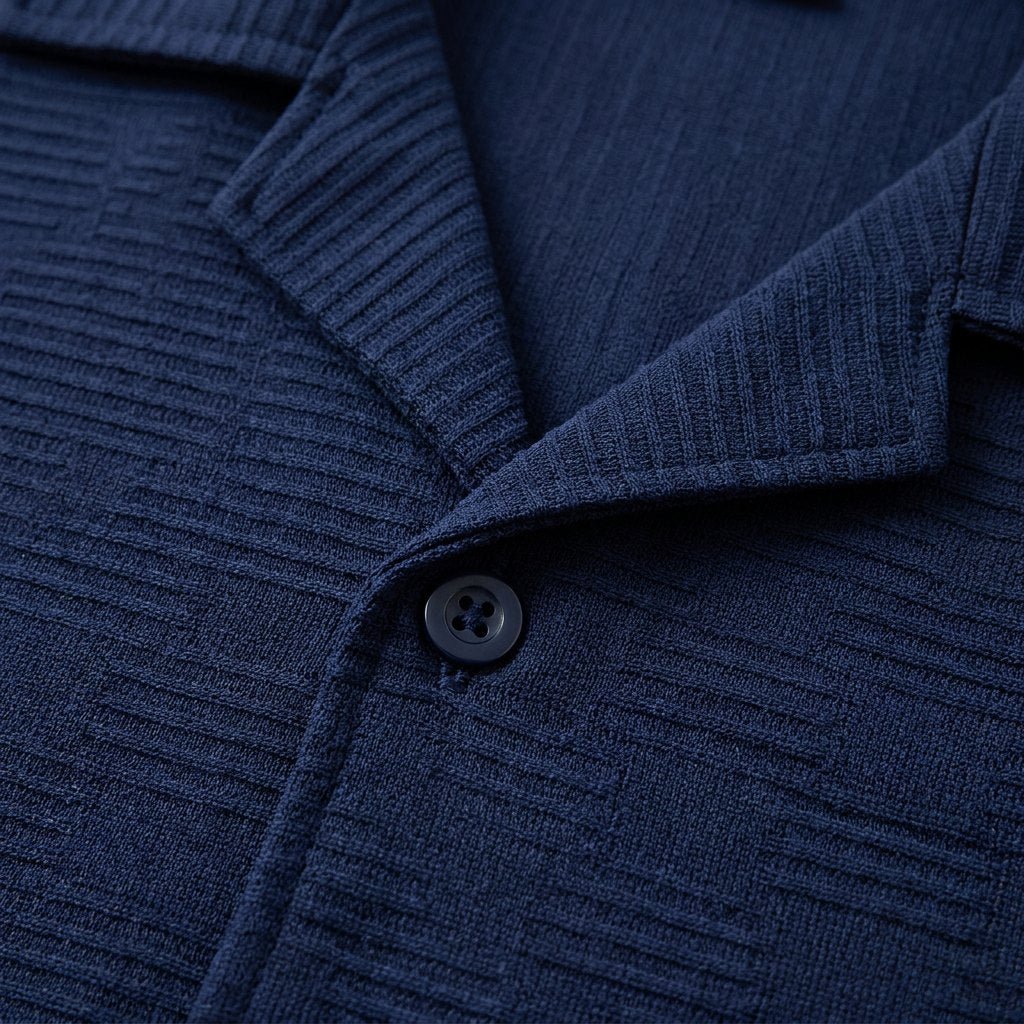 Relaxtic mens woven fabric detail
