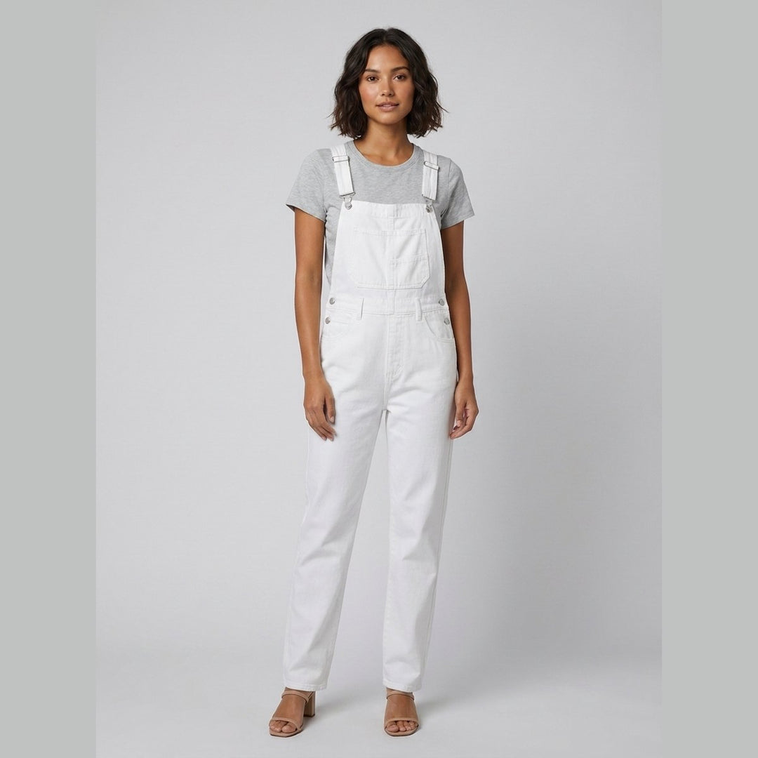 Relaxtic overalls white denim