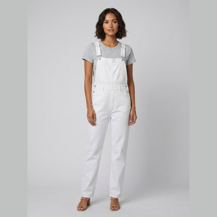 Relaxtic overalls white denim