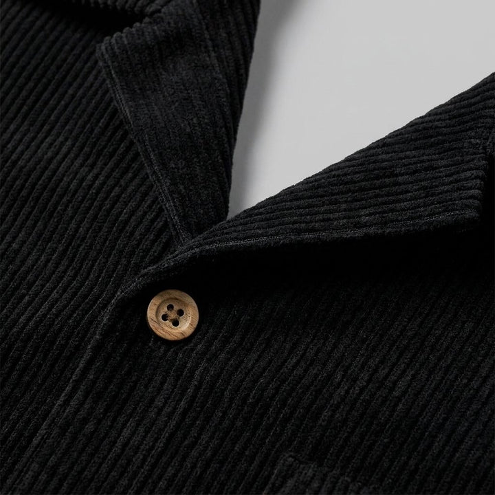 Ribo mens corduroy fabric detail