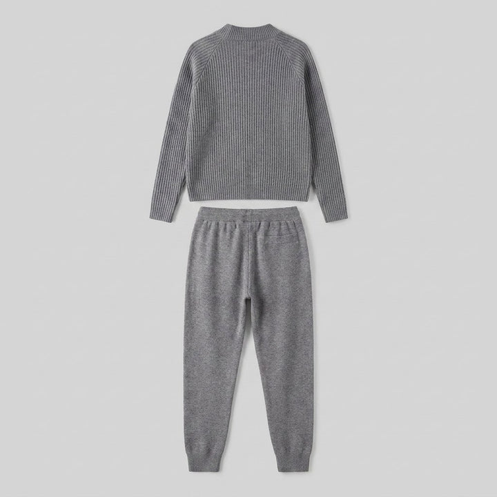 Rina ribbed knit tracksuit back