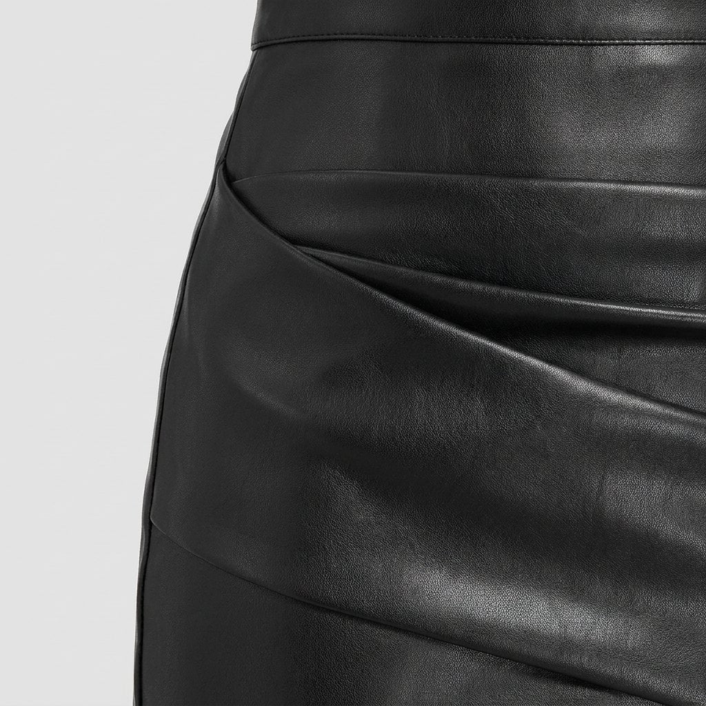 Riva faux leather fabric detail