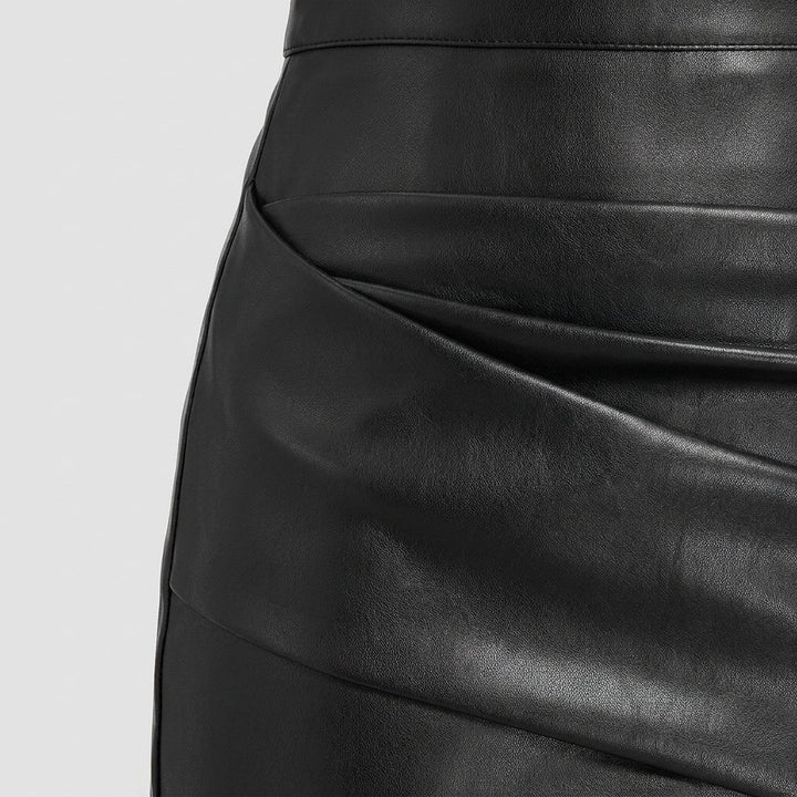 Riva faux leather fabric detail