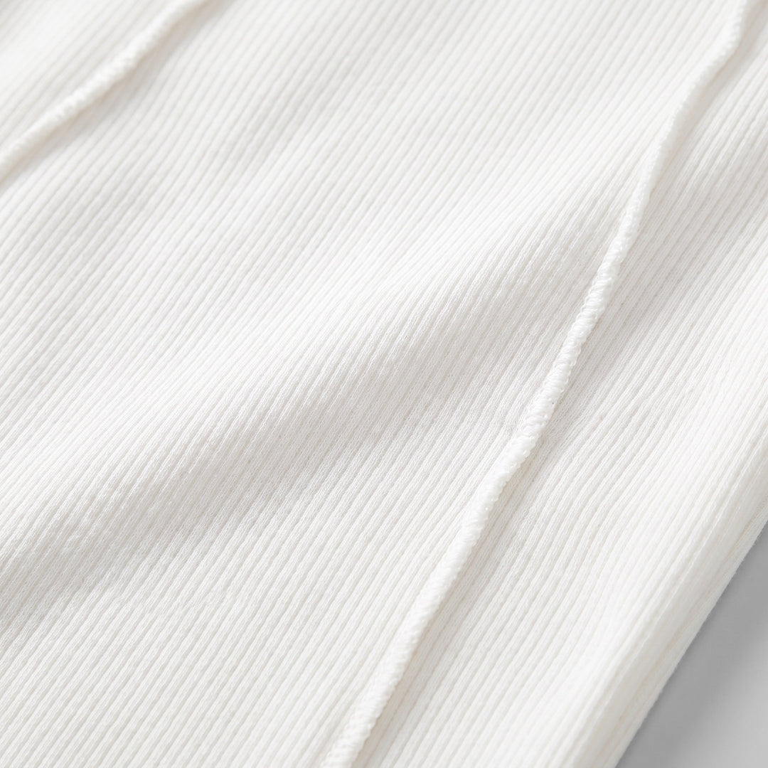 Rosa ribbed knit fabric detail