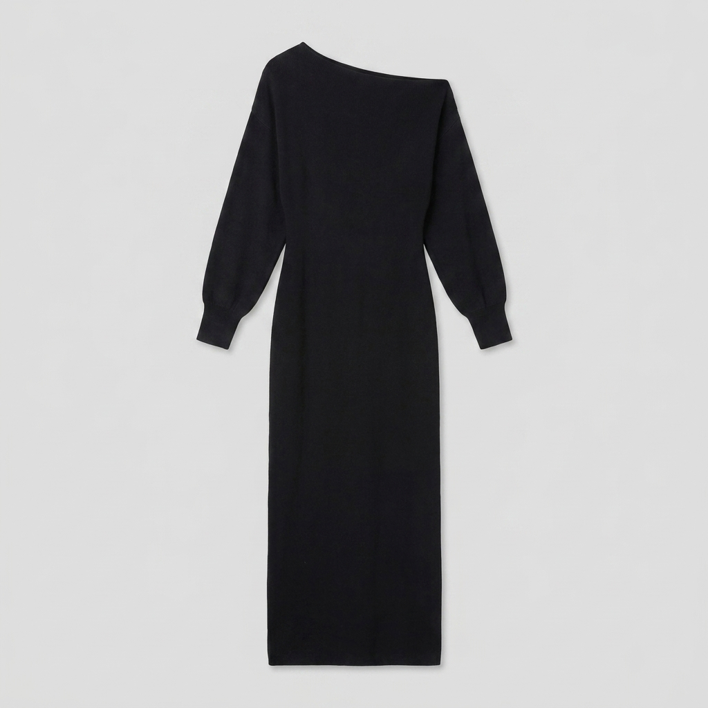 Rosa knit maxi dress product flat-lay