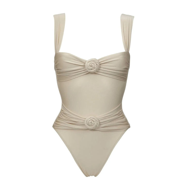 Rosa One-Piece Swimsuit white front