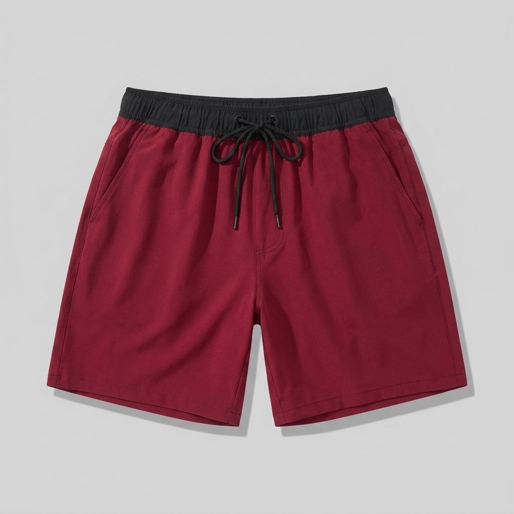 Rover swim shorts burgundy