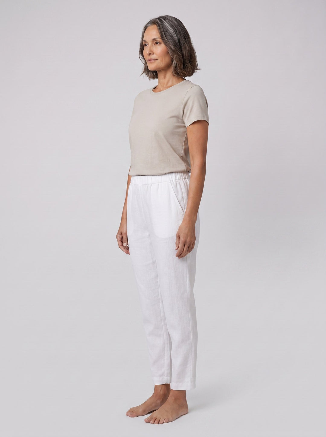 Sandara Coastal Breeze Trousers white, side view