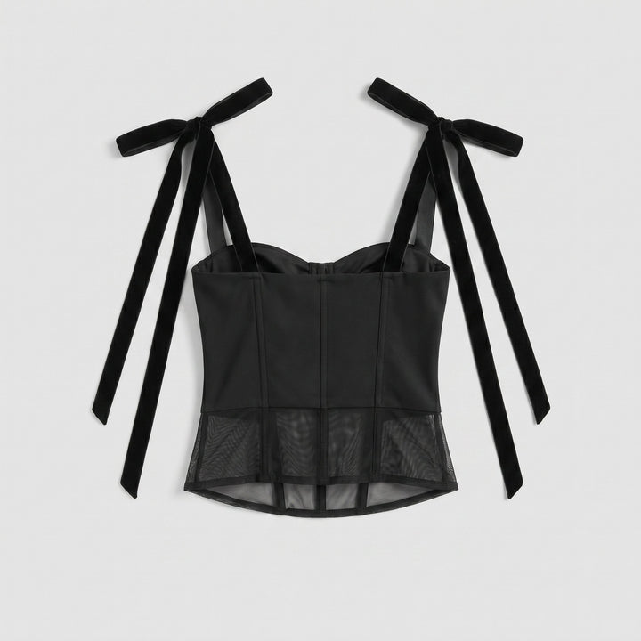 Sema cami bustier black back
