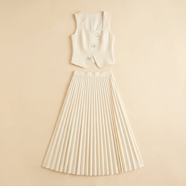 Sera cream matching set flat lay