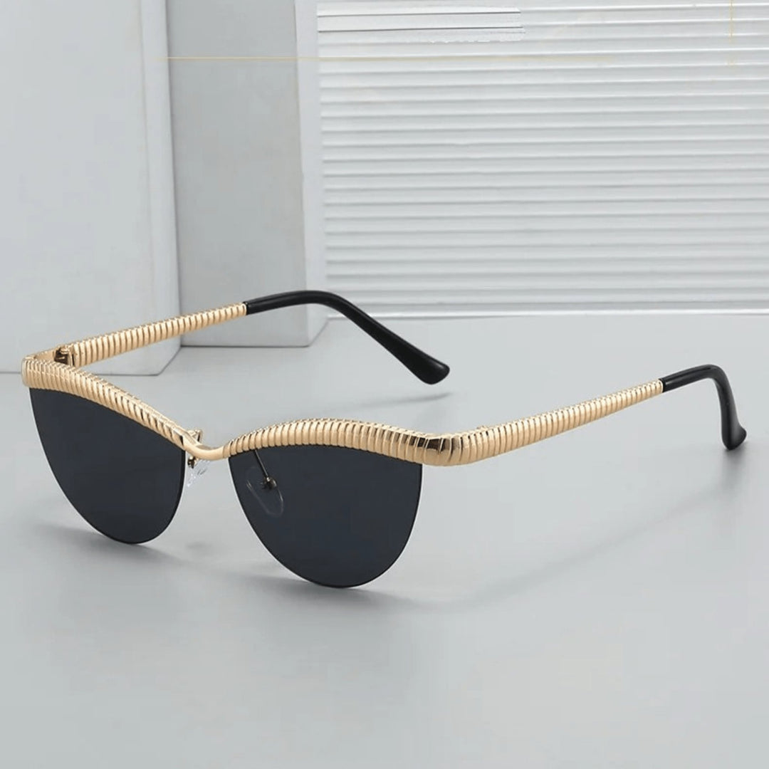 Sierra cat-eye sunglasses gold black