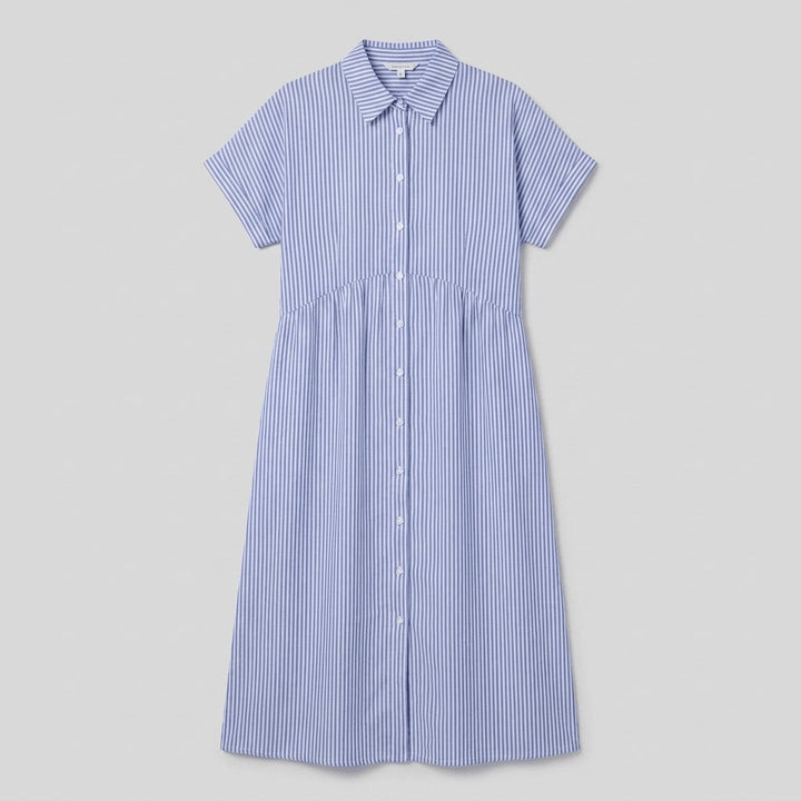 Sierra striped shirt dress product flat lay