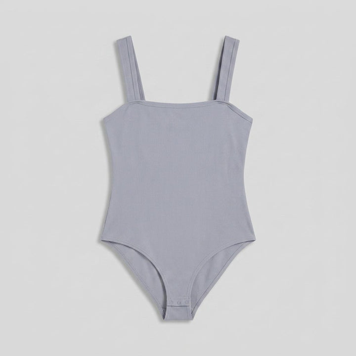 Sleek Shapewear Bodysuit Dark Gray