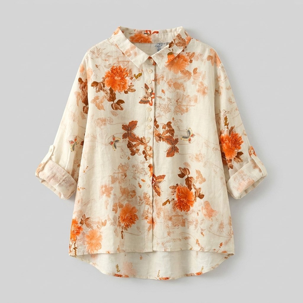 Sola blouse flat lay product