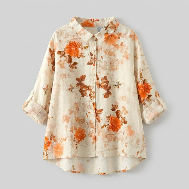 Sola blouse flat lay product